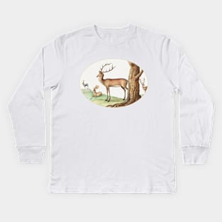 Four Types of Stags (1575–1580) Kids Long Sleeve T-Shirt